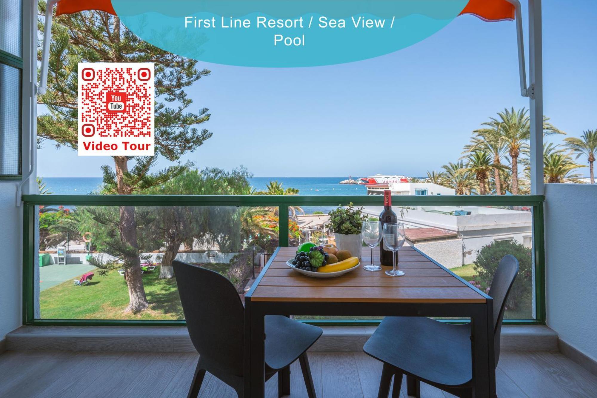 Go2Tenerife Apart'Dida Pool & First Line Of The Sea 洛斯克里斯蒂亚诺斯 外观 照片
